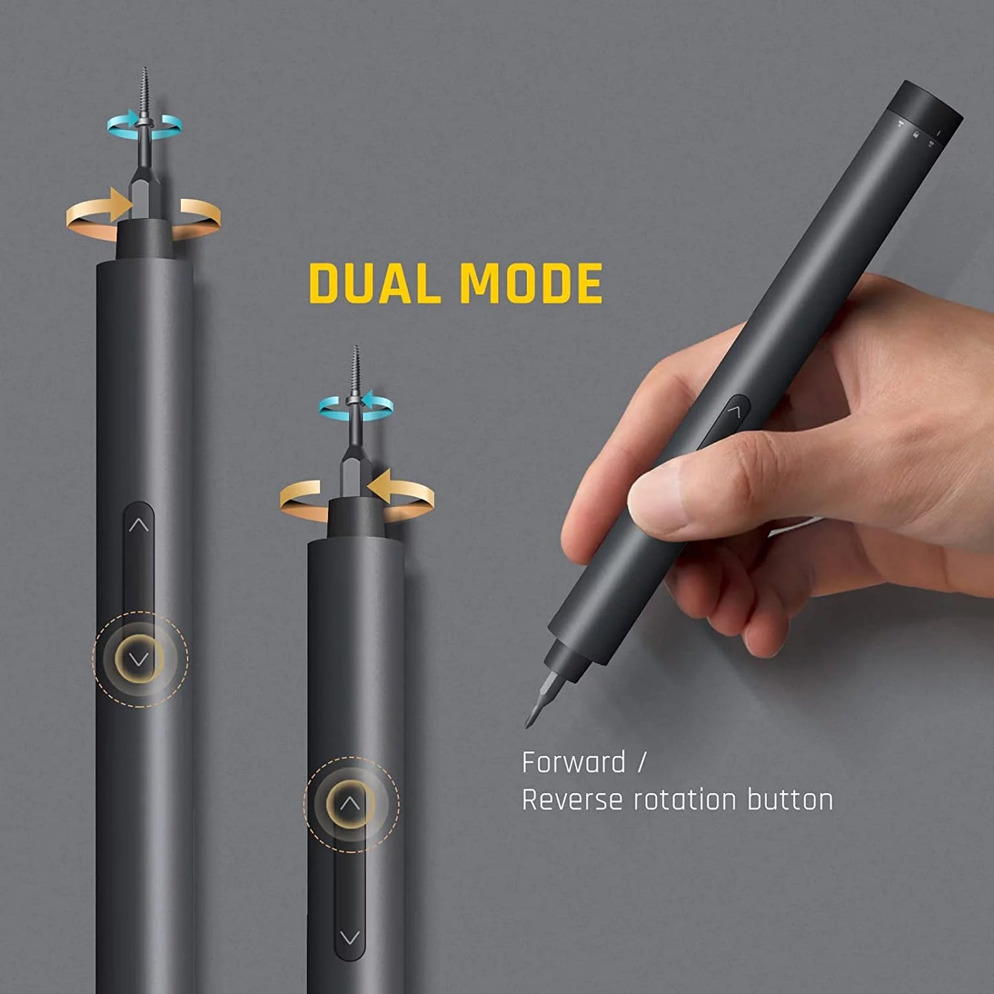 Cordless Precision Screwdriver Set with 24 Magnetic Precision Bits