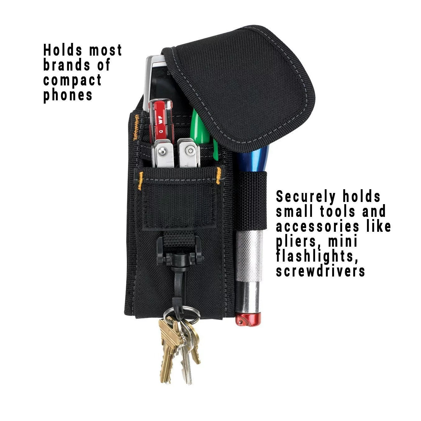 CLC Work Gear 1105 5 Pocket Cell Phone & Tool Holder