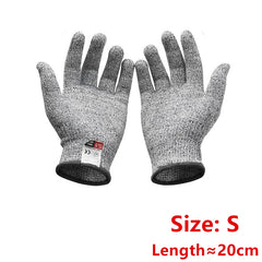 Anti-Cut Gloves Safety Cut Proof Stab Resistant Stainless Steel Wire Metal Mesh Butcher Cut-Resistant Gloves