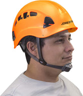 - ABS Work-At-Height and Rescue Hard Hat Slotted Ventilated Helmet W/Adjustable Ratchet 6-Point Suspension ANSI Z89.1-14
