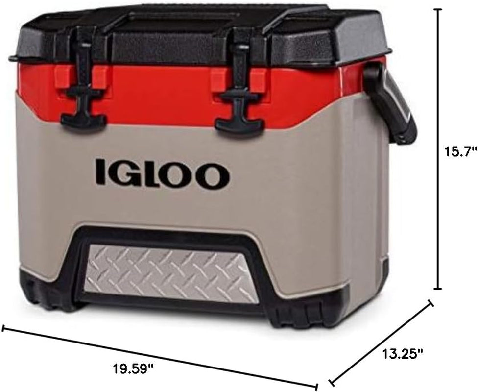 Heavy-Duty 25 Qt BMX Ice Chest Cooler with Cool Riser Technology
