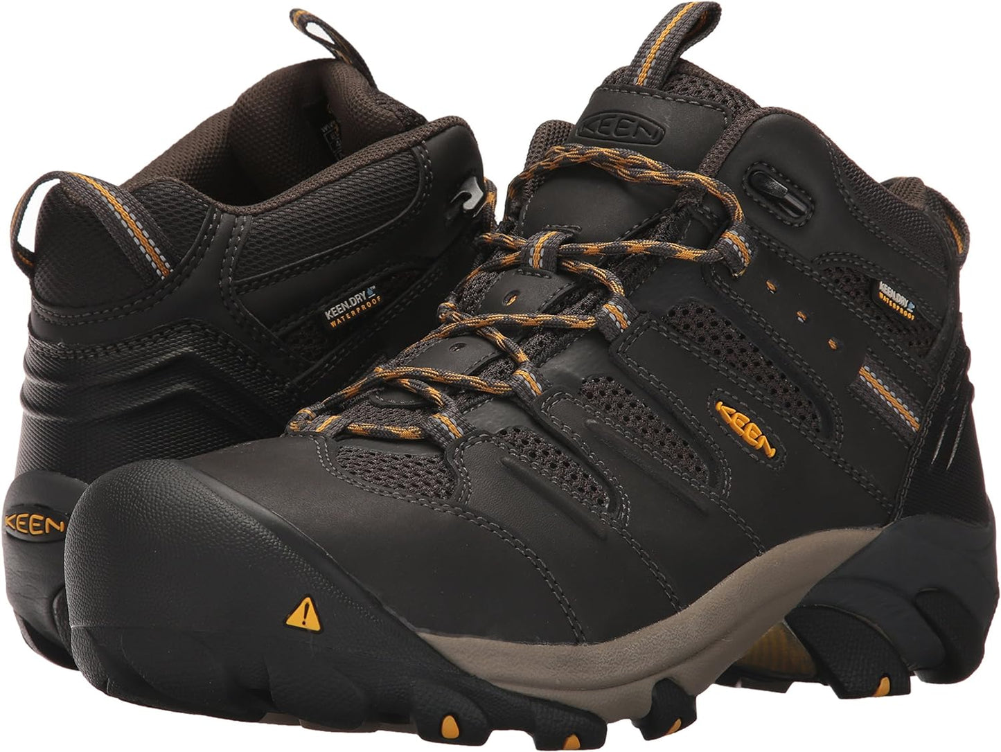 Men'S Lansing Mid Height Steel Toe Waterproof Work Boots