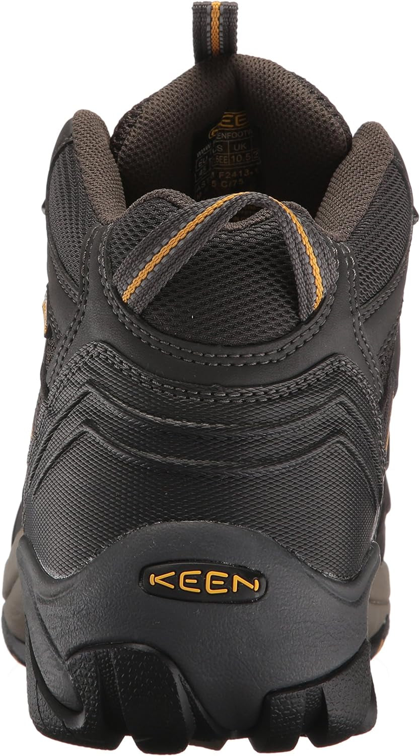 Men'S Lansing Mid Height Steel Toe Waterproof Work Boots