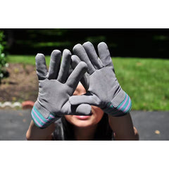Grey Children Work Gloves