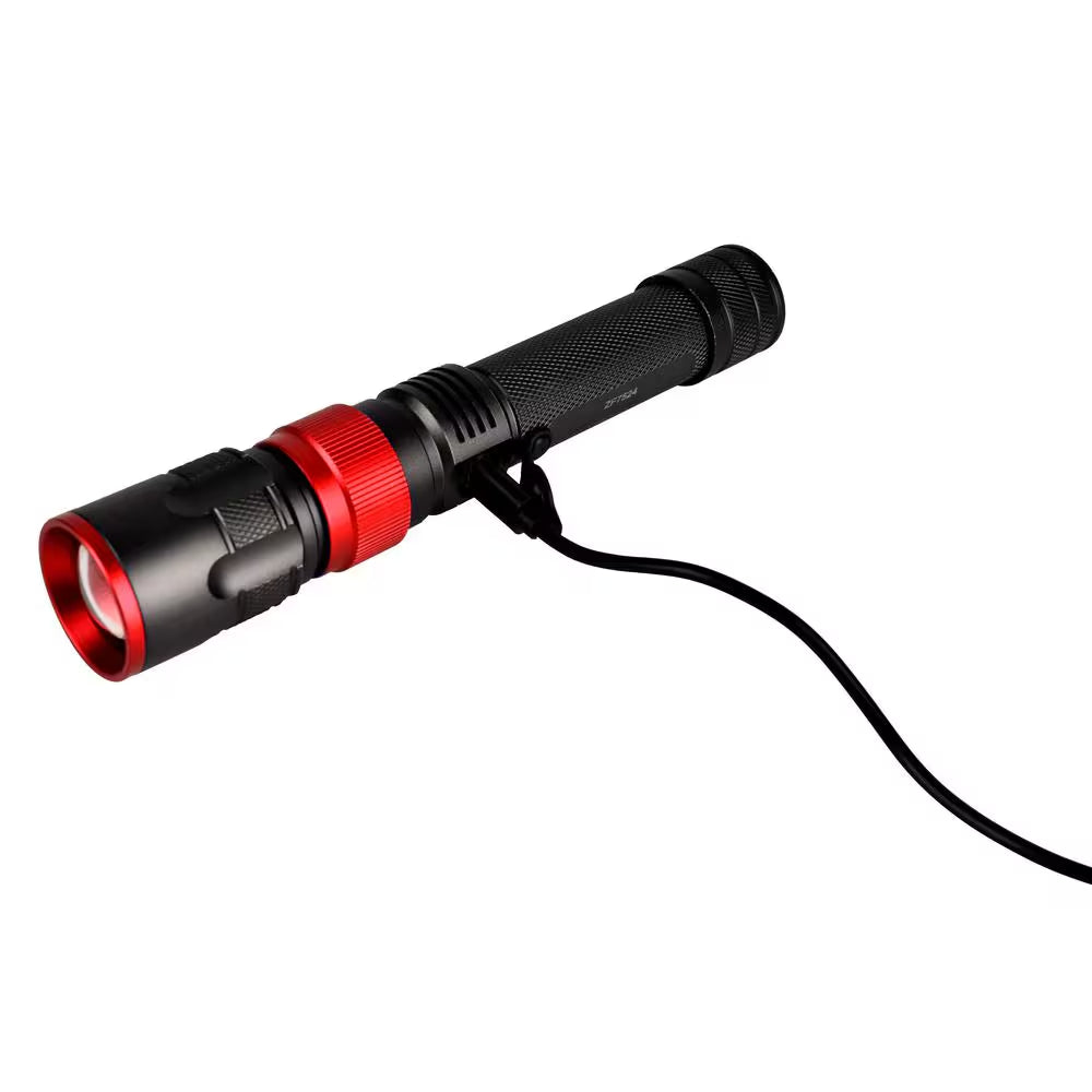 Rechargeable 350 Lumens LED 3-In-1 Task Light with Goose Neck, Flash and Task Light Head
