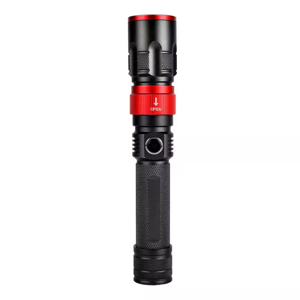 Rechargeable 350 Lumens LED 3-In-1 Task Light with Goose Neck, Flash and Task Light Head