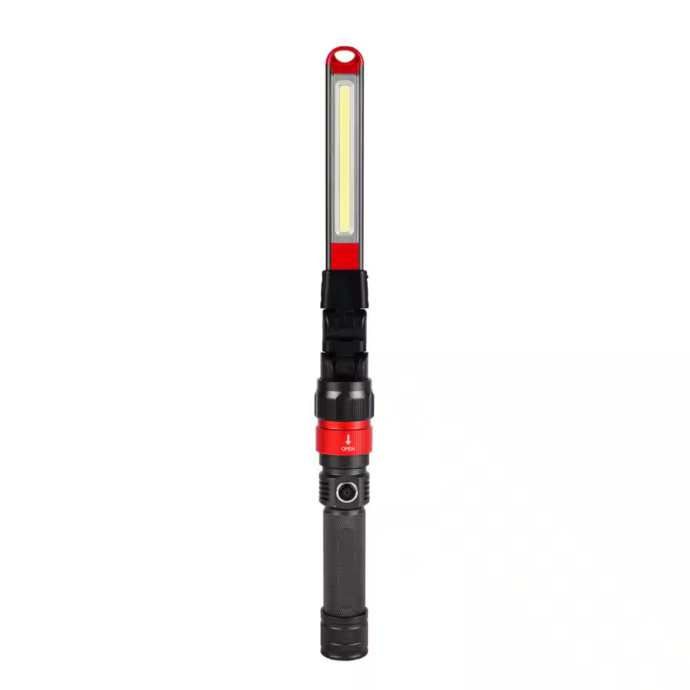Rechargeable 350 Lumens LED 3-In-1 Task Light with Goose Neck, Flash and Task Light Head