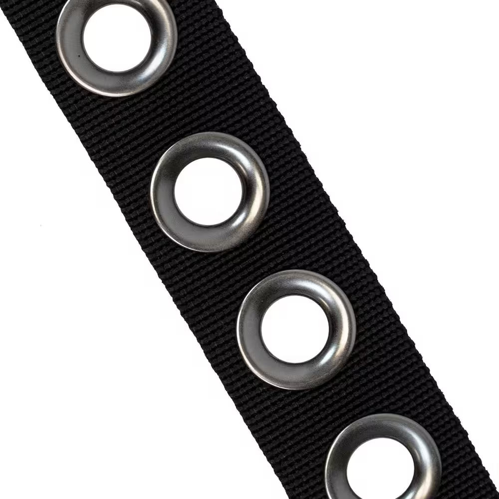 16-Pocket Black Carpenter'S Tool Belt with Suspenders