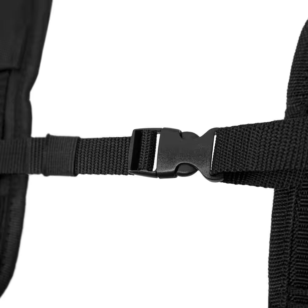 16-Pocket Black Carpenter'S Tool Belt with Suspenders