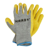 - Yellow Latex Coated Work Flexible Rubber Coated Gloves Size X-Large