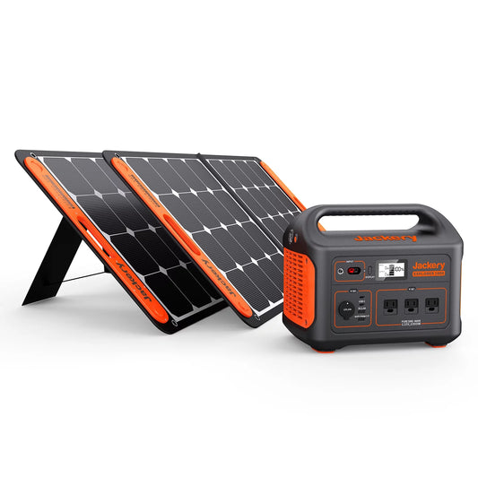 Solar Generator 1000, 1002Wh Capacity, 1*Portable Power Station with 2*100W Solar Panels