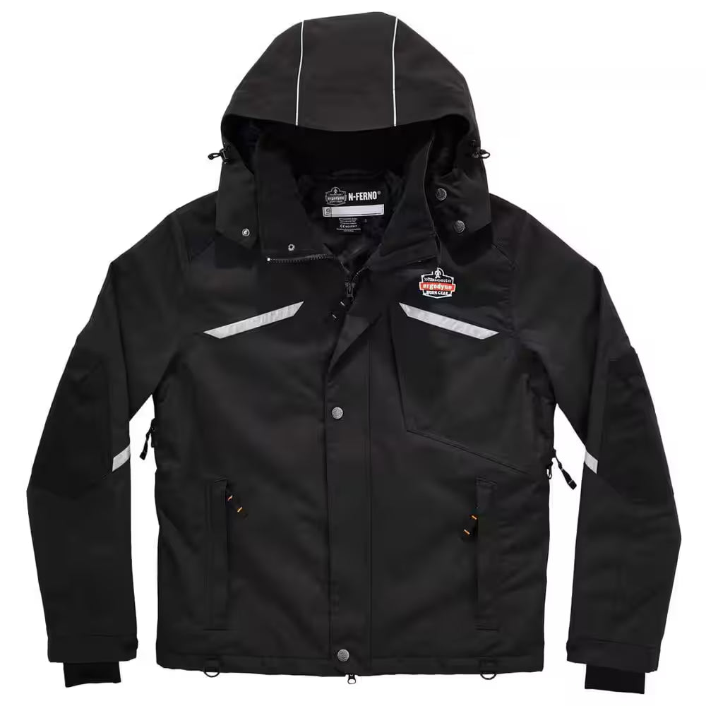 N-Ferno 6466 X-Large Black Thermal Jacket