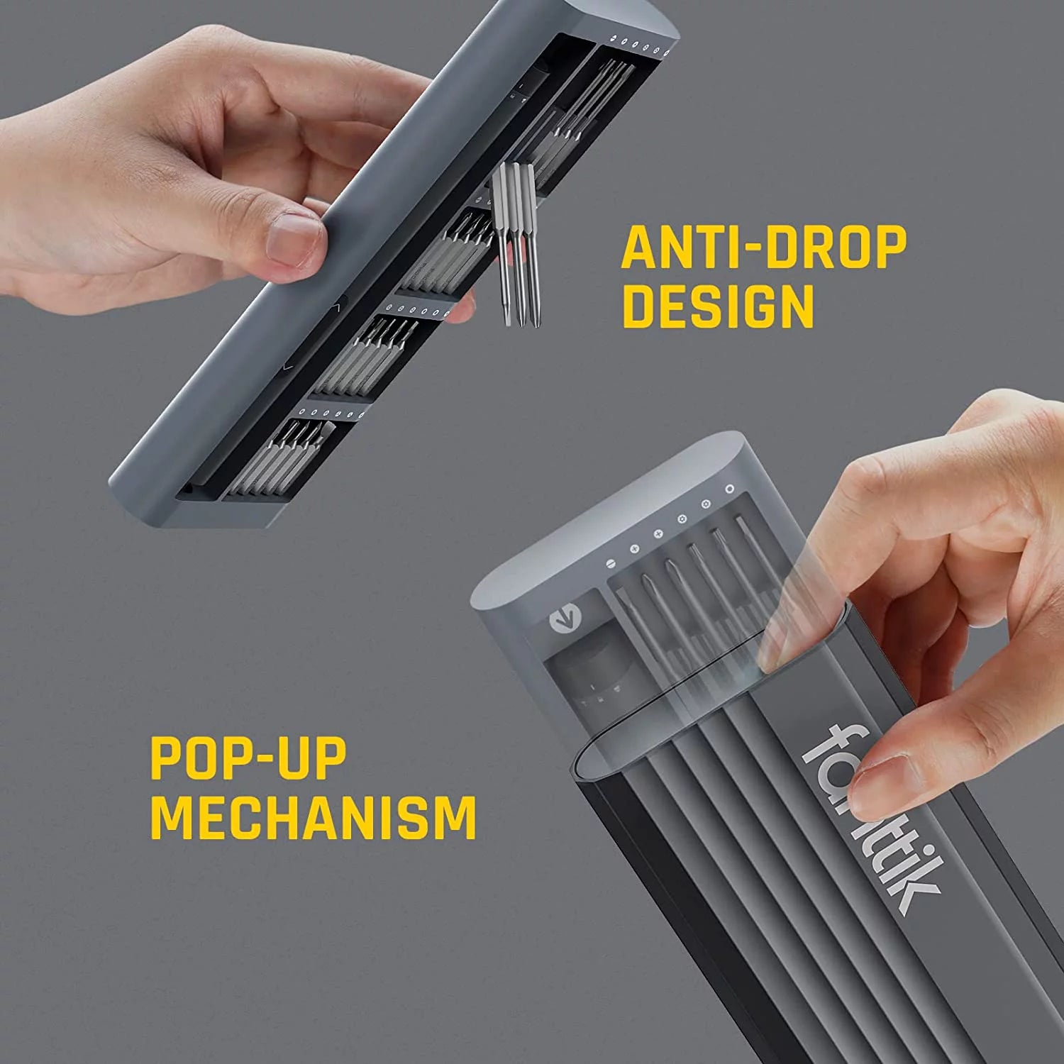 Cordless Precision Screwdriver Set with 24 Magnetic Precision Bits