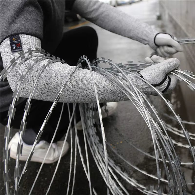 1Pc Level 5 HPPE Cut Resistant Anti-Puncture Work Protection Arm Sleeve Cover Cut-Resistant Arm Sleeve Ed-Shipping