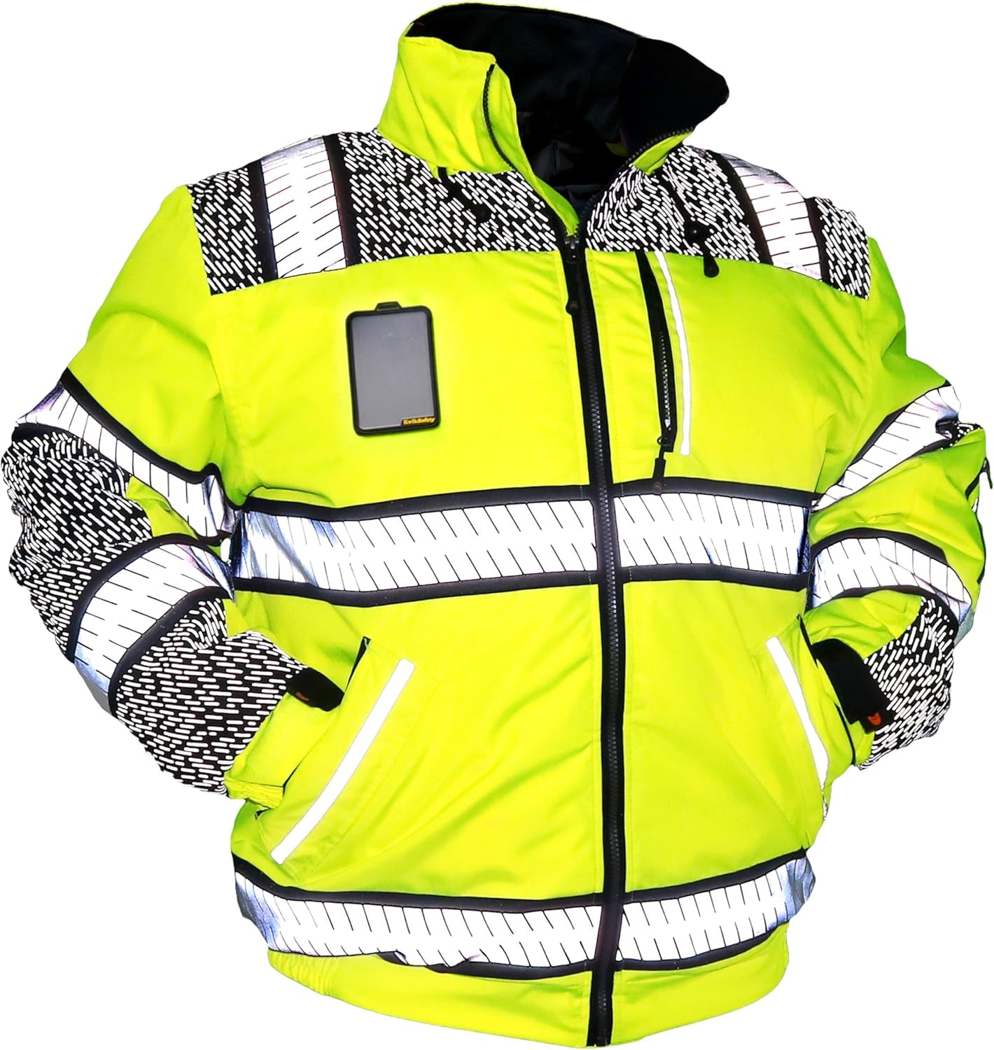Reflective Jackets | Men'S Insulated Hi Vis Work Bombers | Yellow, Orange, Multicolor