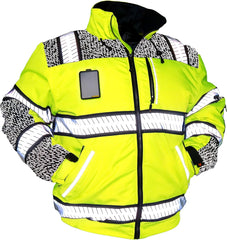Reflective Jackets | Men'S Insulated Hi Vis Work Bombers | Yellow, Orange, Multicolor