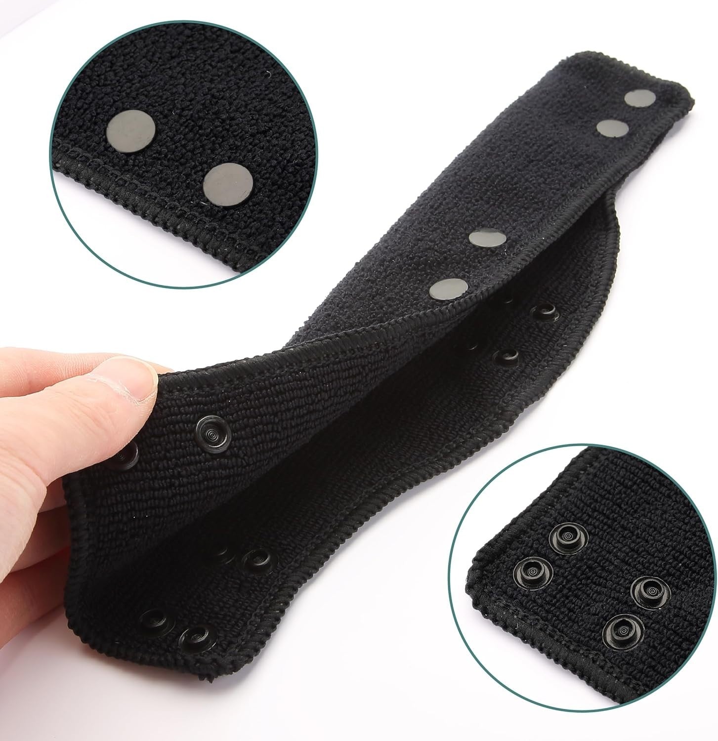 Hard Hat Sweatband 4 Pcs, Black, Hard Hat Liner, Hard Hat Accessories, Sweatband
