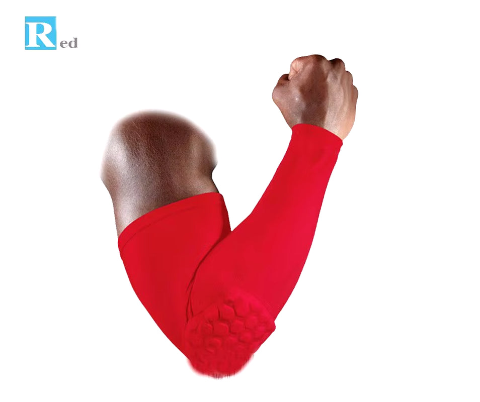 1Pc Arm Sleeve Armband Elbow Support Basketball Arm Sleeve Breathable Football Safety Sport Elbow Pad Brace Protector