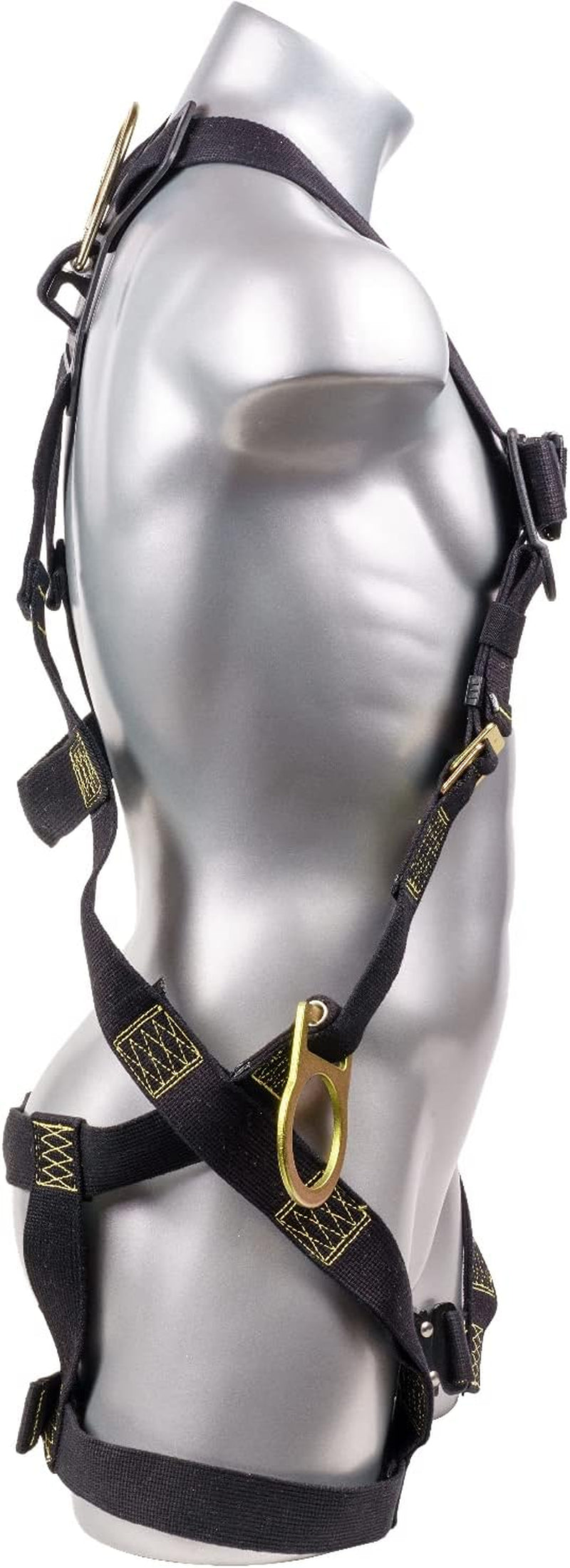 FR Safety Harness QCB Chest & Legs Dorsal 3D-Ring Para-Aramid/Aramid Webbing Harness