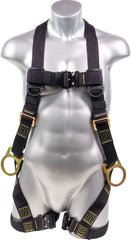 FR Safety Harness QCB Chest & Legs Dorsal 3D-Ring Para-Aramid/Aramid Webbing Harness