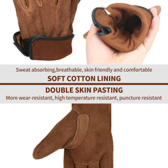 Work Gloves for Men, Work Gloves Men Heavy Duty ,Firm Grip Work Gloves,Puncture Resistant,Guantes De Trabajo Para Hombre