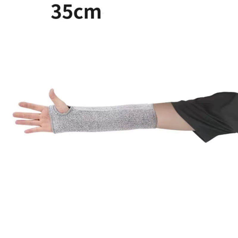 1Pc Level 5 HPPE Cut Resistant Anti-Puncture Work Protection Arm Sleeve Cover Cut-Resistant Arm Sleeve Ed-Shipping