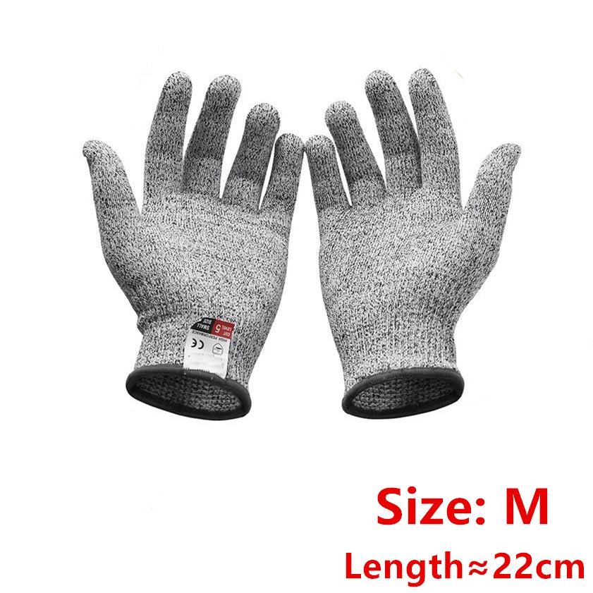 Anti-Cut Gloves Safety Cut Proof Stab Resistant Stainless Steel Wire Metal Mesh Butcher Cut-Resistant Gloves