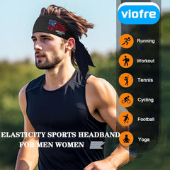 Head Tie Headband for Men Women,Sports Sweat Band Adjustable Ninja Headband Karate Sweatbands Hair Wrap Bands Tie Headbands for Running Tennis Basketball Soccer Athletic