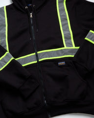 Men'S Hi Vis Hoodie - ANSI/ISEA Class 3 Safety Workwear Reflective (M-2XL)