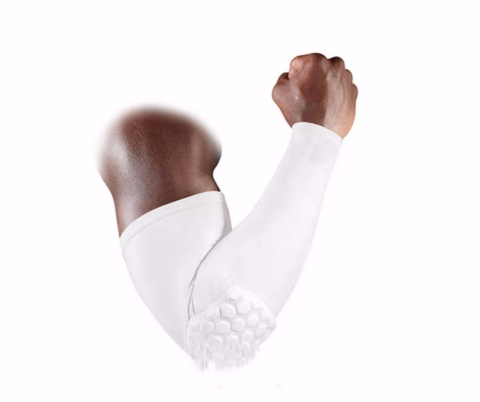 1Pc Arm Sleeve Armband Elbow Support Basketball Arm Sleeve Breathable Football Safety Sport Elbow Pad Brace Protector