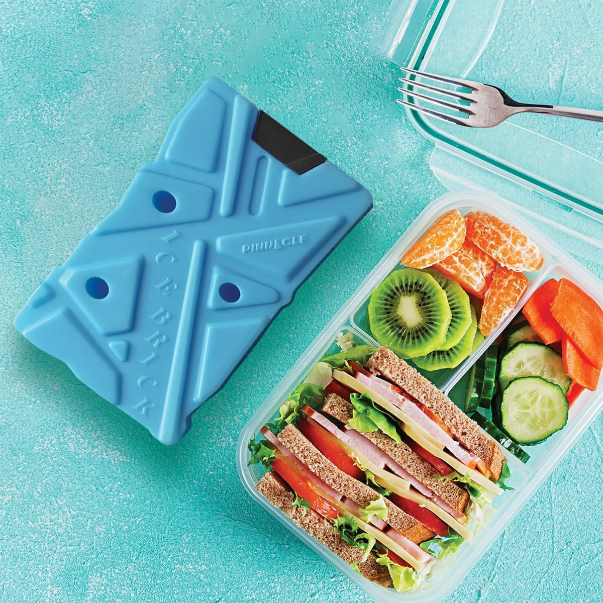 Pinnacle Ice Blocks for Cooler Set of 2 – Multipurpose Ice Packs for Coolers Long Lasting Reusable Refreezable –No Leak Lunch Box Ice Pack – Non BPA Food Safe Freezer Packs for Coolers - 20 Oz.