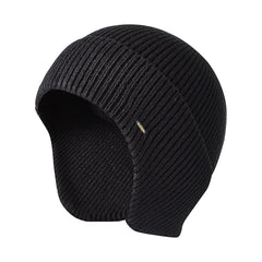Men Women Knit Hat Winter Warm Stretch Beanie Ear Flaps Cap Outdoor Work Ski