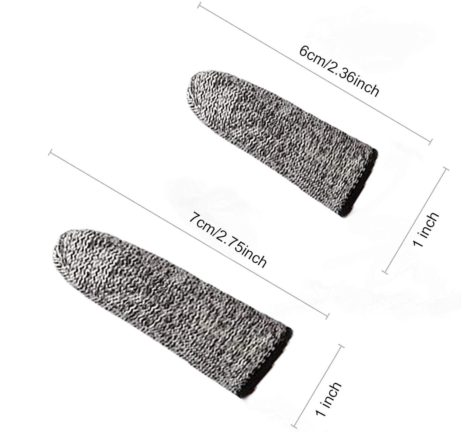 12 PCS Finger Cots Cut Resistant Protector, Finger Covers for Cuts, Gloves Life Extender, Cut Resistant Finger Protectors for Kitchen, Work, Sculpture, Anti-Slip, Reusable