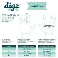 Women'S Medium Nitrile Coated Garden Gloves