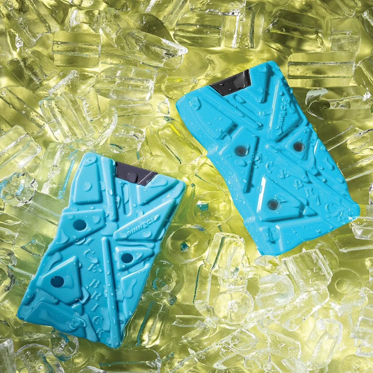 Pinnacle Ice Blocks for Cooler Set of 2 – Multipurpose Ice Packs for Coolers Long Lasting Reusable Refreezable –No Leak Lunch Box Ice Pack – Non BPA Food Safe Freezer Packs for Coolers - 20 Oz.