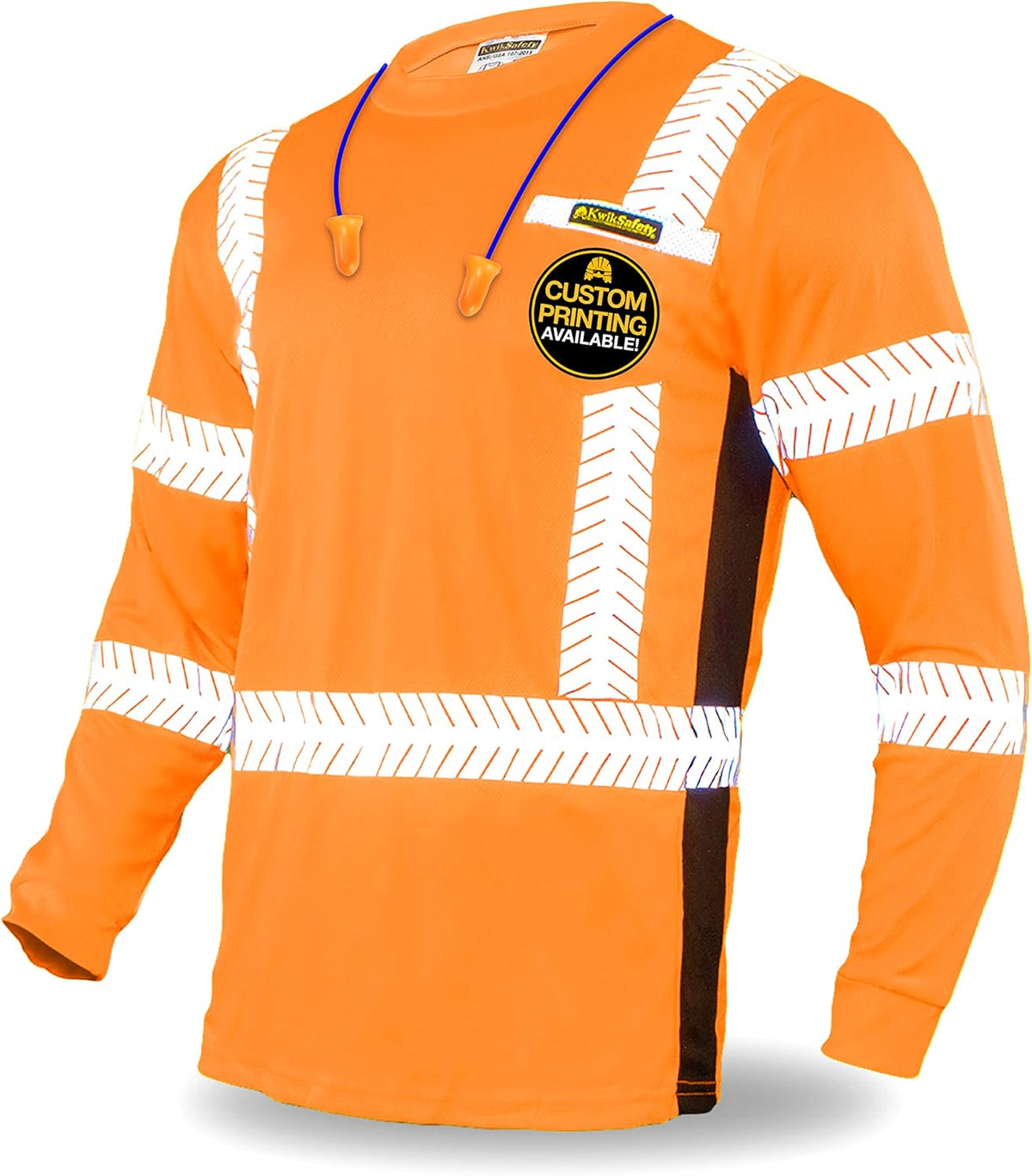 - Charlotte, NC - Limited Edition Long Sleeve Safety Shirts [Deluxe Fishbone Tape] Class 3 ANSI OSHA Compliant
