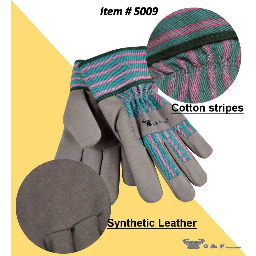 Grey Children Work Gloves