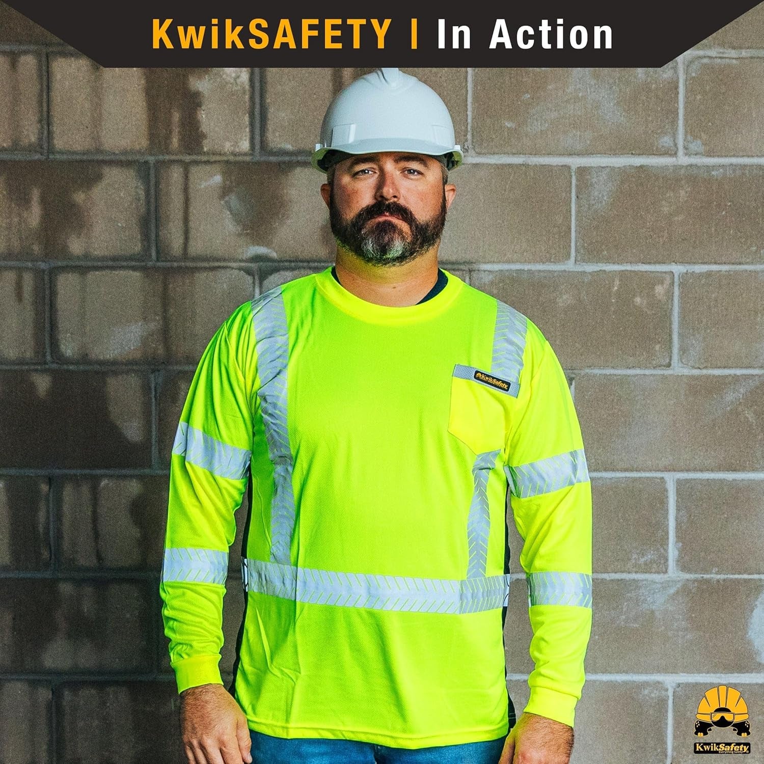 - Charlotte, NC - Limited Edition Long Sleeve Safety Shirts [Deluxe Fishbone Tape] Class 3 ANSI OSHA Compliant