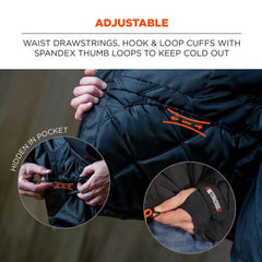 N-Ferno 6466 X-Large Black Thermal Jacket
