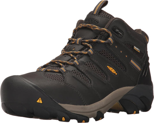Men'S Lansing Mid Height Steel Toe Waterproof Work Boots