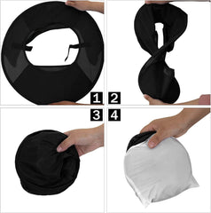 Hard Hat Sun Shade, Full Brim Neck Shield, 2Packs, Hard Hat Not Included