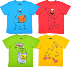 Boys 4 Pack T-Shirts for Infant and Toddler Kids