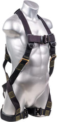FR Safety Harness QCB Chest & Legs Dorsal 3D-Ring Para-Aramid/Aramid Webbing Harness