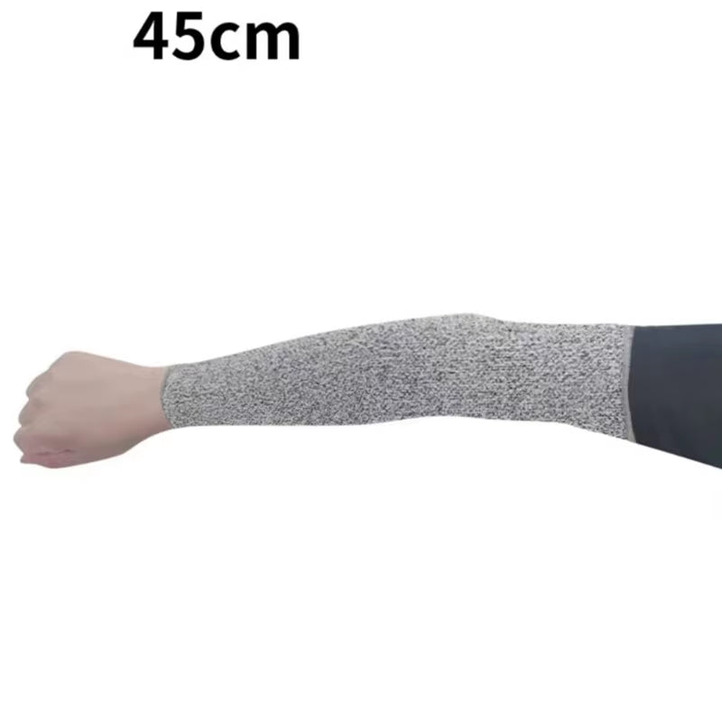 1Pc Level 5 HPPE Cut Resistant Anti-Puncture Work Protection Arm Sleeve Cover Cut-Resistant Arm Sleeve Ed-Shipping