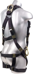 FR Safety Harness QCB Chest & Legs Dorsal 3D-Ring Para-Aramid/Aramid Webbing Harness