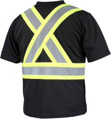 10/4 - High Visibility Safety Shirts for Men - Class 3 Shirts with Short Sleeves