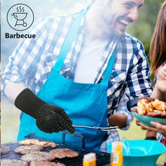 PLGEBR Silicone Heat Resistant Cut Resistant Grill Gloves