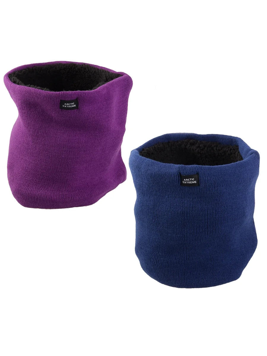 Thick Heat Trapping Thermal Neck Gaiter Set, 2 Pack