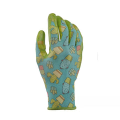 Youth Girls Nitrile Coated Garden Gloves