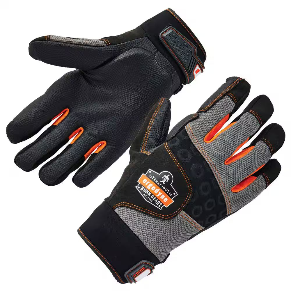Proflex 9002 Medium Certified Full-Finger Anti-Vibration Work Gloves